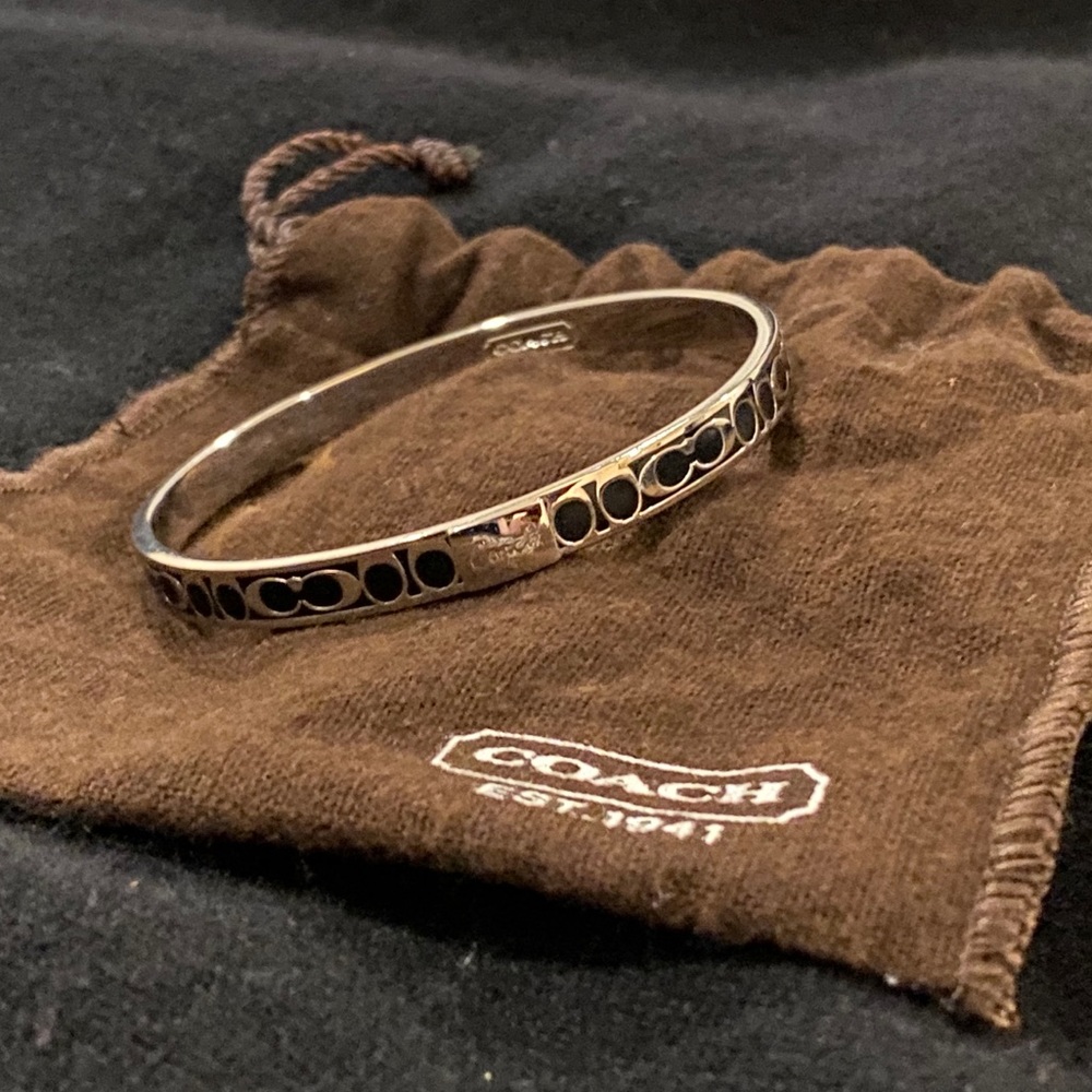 Coach signature bangle bracelet
